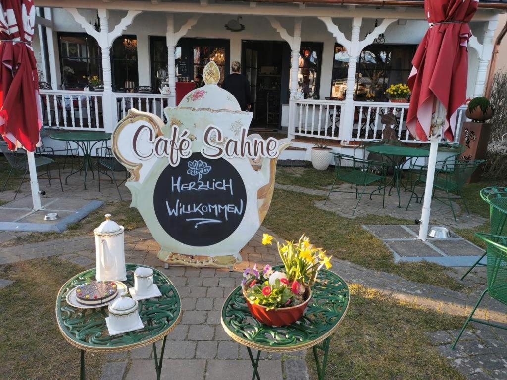 cafesahne u Pension Dranske Exterior foto